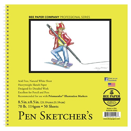 Bee Paper, Sketchbooks & Pads, Art & School, 70#, Pen Sketcher's, 50 sheet, 108325